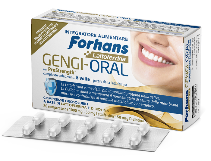 FORHANS LATTOFERRINA GENGI ORAL 30 COMPRESSE - Farma Nice