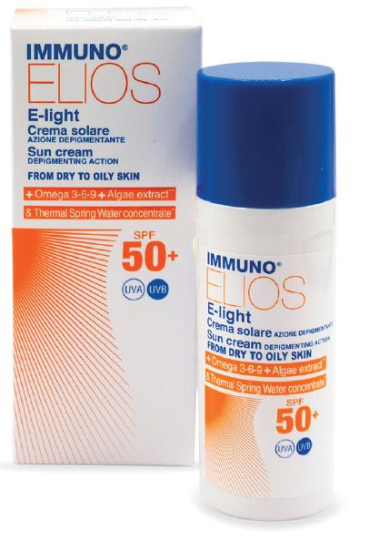 IMMUNO ELIOS CREAM E-LIGHT SPF50+ LIGHTENING 40 ML - Farma Nice