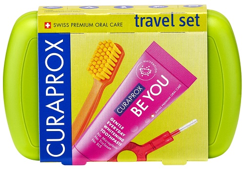 CURAPROX TRAVEL SET GREEN - Farma Nice