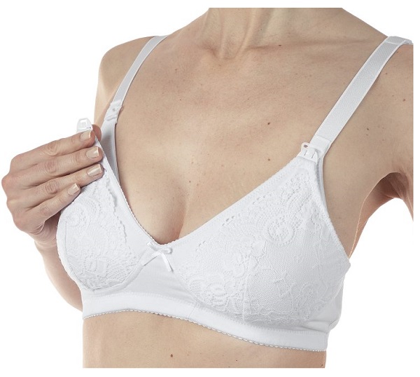 MAMMY REGGISENO COTONE ALLATTAMENTO WHITE 4C - Farma Nice