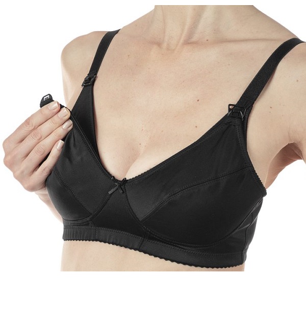 MAMMY REGGISENO MICROFIBRA ALLATTAMENTO BLACK 5D - Farma Nice