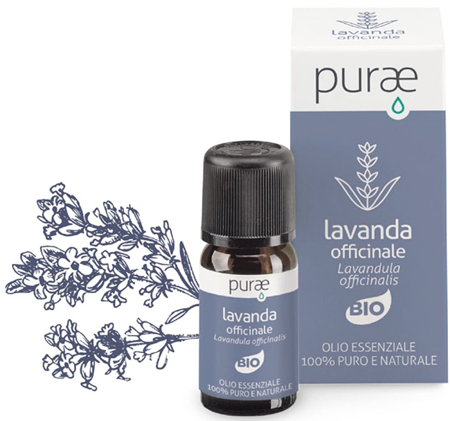 PURAE LAVANDA OFFICINALE BIO FIORI OLIO ESSENZIALE 10 ML - Farma Nice