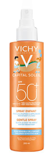 CAPITAL SOLEIL SPRAY KID WATER RESIST 50+ 200 ML - Farma Nice