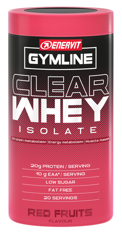 GYMLINE CLEAR WHEY ISOLATE RED FRUITS 480 G - Farma Nice
