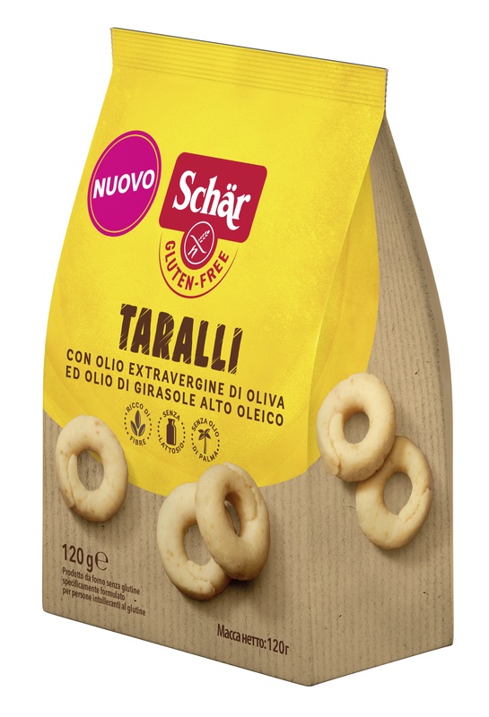 SCHAR TARALLI SENZA LATTOSIO 120 G - Farma Nice