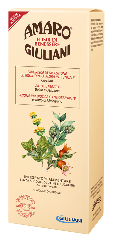 AMARO GIULIANI ELISIR BENESSERE 300 ML NUOVA FORMULA - Farma Nice