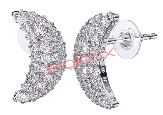 BJT259 ORECCHINO CRESCENT MOON 12 MM - Farma Nice