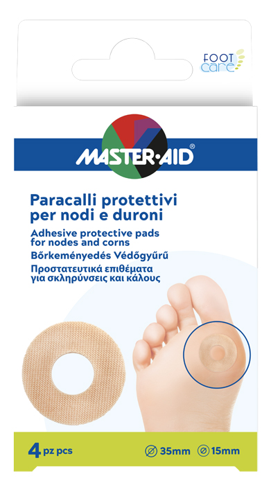PARACALLI MASTER-AID FOOTCARE NODI E DURONI 4 PEZZI B8 - Farma Nice