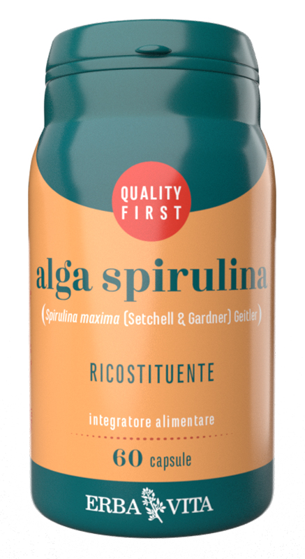 ALGA SPIRULINA 60 CAPSULE - Farma Nice
