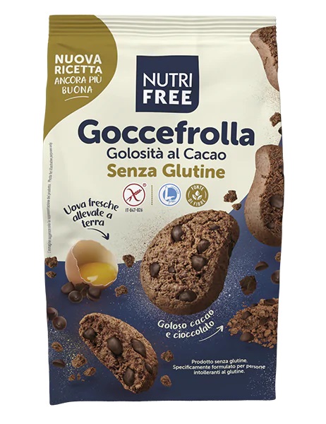 NUTRIFREE GOCCEFROLLA GOLOSITA' AL CACAO 400 G PROMO - Farma Nice