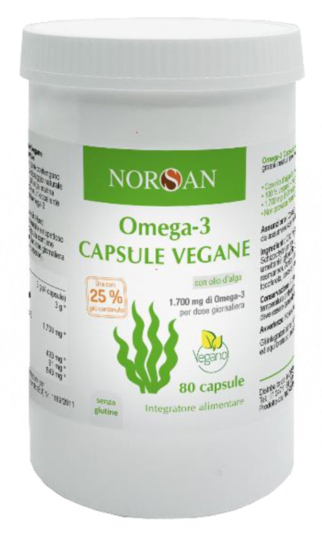 NORSAN OMEGA 3 VEGANO 80 CAPSULE - Farma Nice