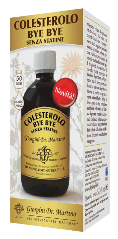 COLESTEROLO BYE BYE SENZA STATINE 500 ML - Farma Nice