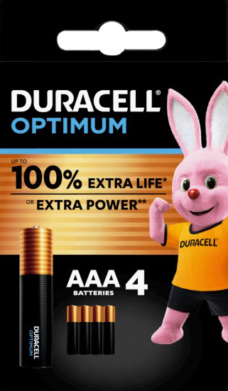 DURACELL OPTIMUM AAA B4 4 PEZZI - Farma Nice