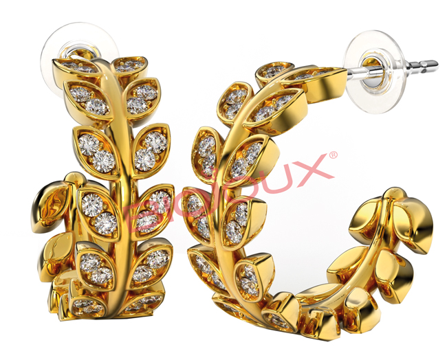 BJT237 ORECCHINI LORE'S GOLD PLATED - Farma Nice