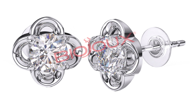 BJT242 ORECCHINO DUCHESS SWAROVSKY CRYSTAL - Farma Nice