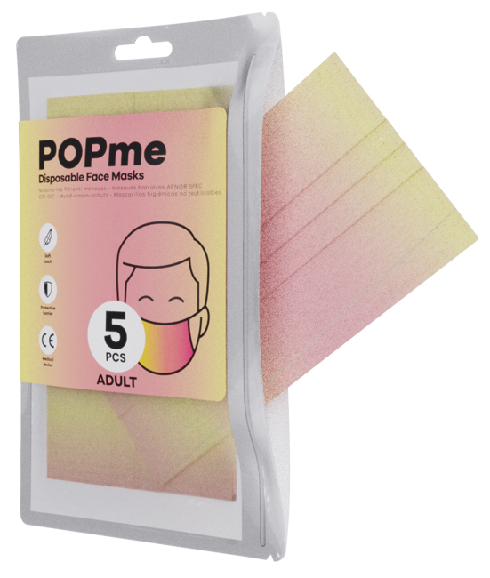 POPME MASCHERINA CHIRURGICA TIPO IIR PESCA BUSTA 5 PEZZI - Farma Nice