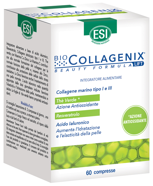 ESI BIOCOLLAGENIX ANTIOSSIDANTE 60 COMPRESSE - Farma Nice
