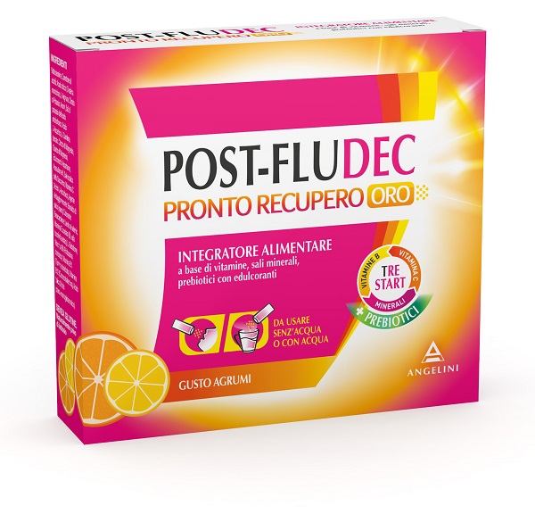 POSTFLUDEC AGRUMI PRONTO RECUPERO ORO 12 BUSTINE - Farma Nice