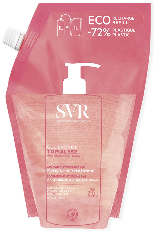 TOPIALYSE GEL LAVANT REFILL 1 L - Farma Nice