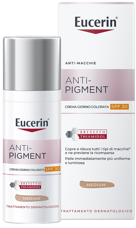 EUCERIN ANTI-PIGMENT GIORNO SPF30 COLORATO MEDIUM 50 ML - Farma Nice