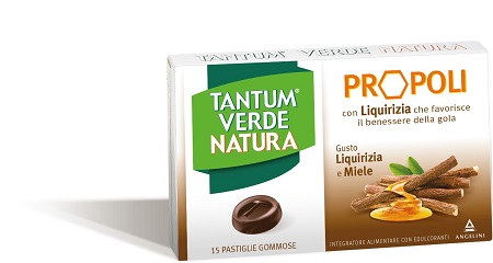 TANTUM VERDE NATURA 15 PASTIGLIE LIQUIRIZIA - Farma Nice