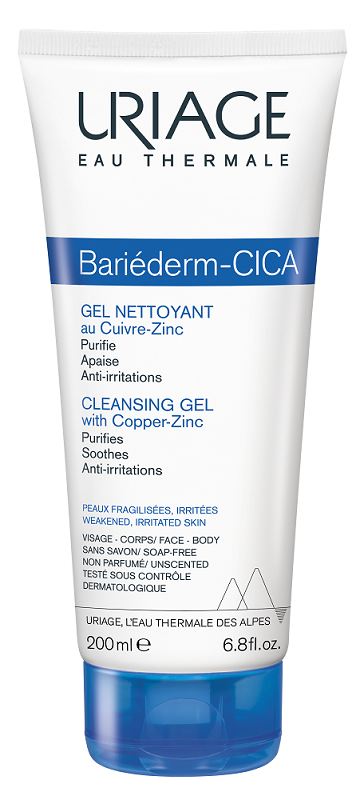 BARIEDERM CICA GEL NETTOYANT 200 ML - Farma Nice