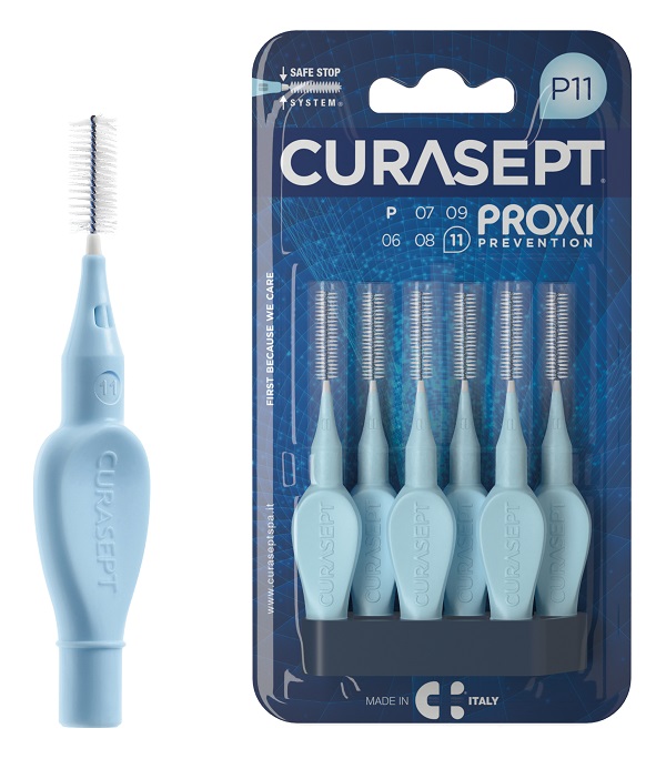 CURASEPT PROXI P11 AZZURRO/LIGHT BLUE 6 PEZZI - Farma Nice