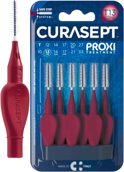 CURASEPT PROXI T13 CONE BORDEAUX 6 PEZZI - Farma Nice