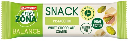 ENERZONA SNACK PISTACCHIO CIOCCOLATO BIANCO 27 G - Farma Nice