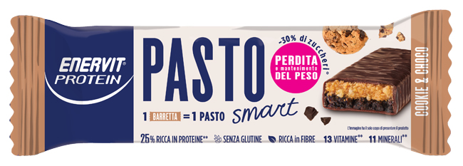 ENERVIT PROTEIN PASTO SOSTITUTIVO COOKIE CHOKO 55 G - Farma Nice
