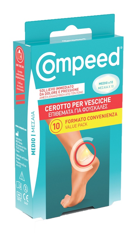 CEROTTI COMPEED PER VESCICHE MEDIO 10 PEZZI CARTON - Farma Nice