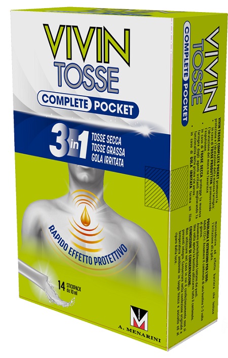 VIVIN TOSSE POCKET 14 STICK PACK SCIROPPO 10 ML - Farma Nice