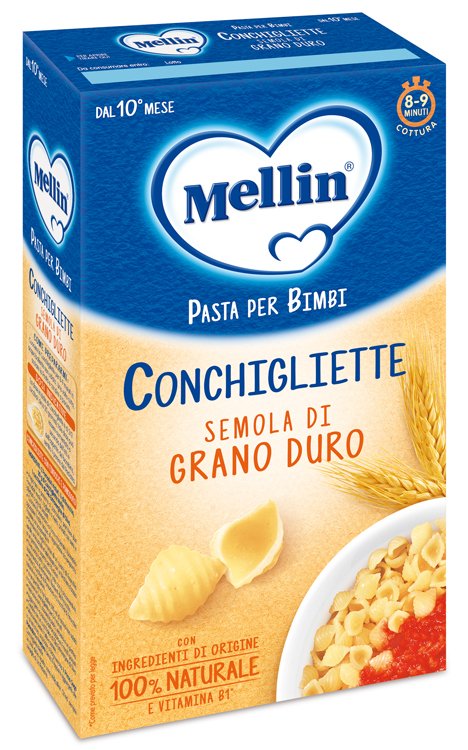 MELLIN CONCHIGLIETTE 100% GRANO DURO 280 G - Farma Nice