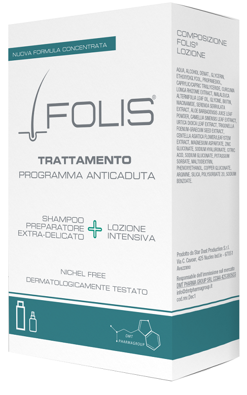 FOLIS TRATTAMENTO 1 LOZIONE 100 ML + 1 SHAMPOO 200 ML - Farma Nice