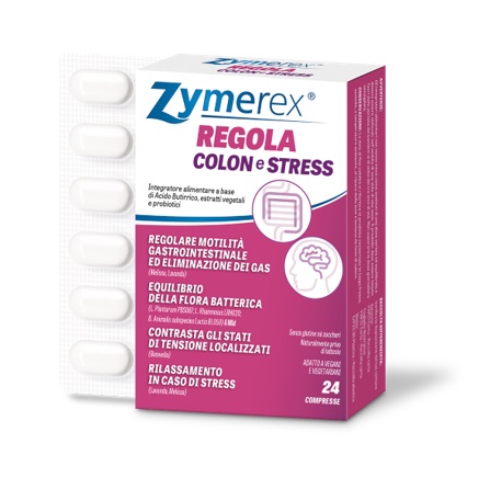 ZYMEREX REGOLA COLON E STRESS 24 COMPRESSE - Farma Nice