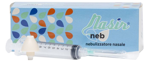 NASIR NEB KIT CON 1 UGELLO NASIR NEBULIZZATORE + 1 SIRINGA 10 ML LLC + 1 AGO - Farma Nice