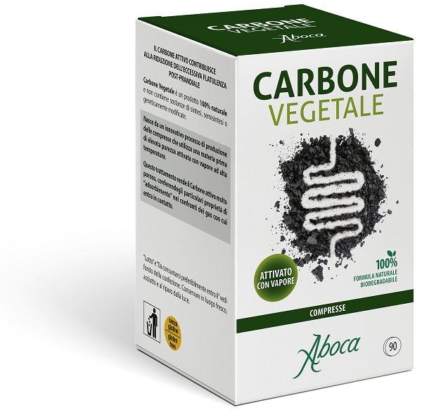 CARBONE VEGETALE 90 COMPRESSE - Farma Nice