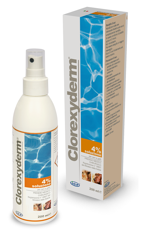 CLOREXYDERM SOLUZIONE 4% 200 ML - Farma Nice