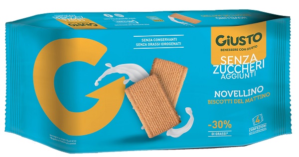 GIUSTO SENZA ZUCCHERO BISCOTTI MATTINO 350 G - Farma Nice