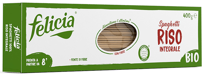 FELICIA BIO RISO INTEGRALE SPAGHETTI 340 G - Farma Nice