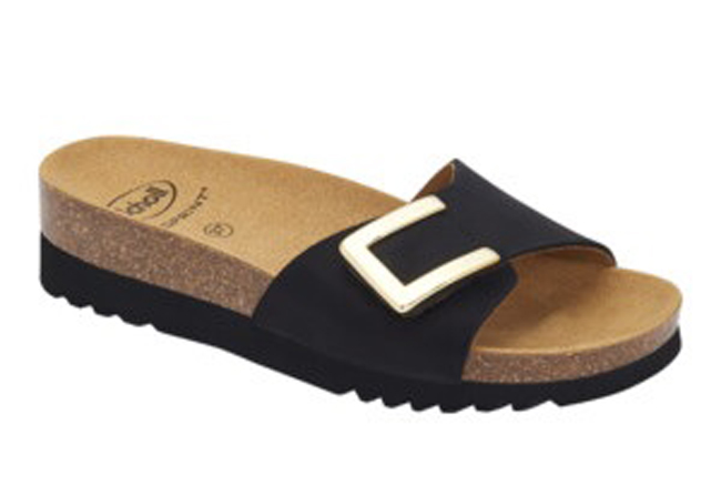 CALZATURA MONTEREY MULE NUBUCK WOMAN BLACK TECNOLOGIA BIOPRINT MATERIALE NUBUCK FODERA TOMAIA MICROFIBRA FODERA SOTTOPIEDE MICROFIBRA 39 SS22 - Farma Nice