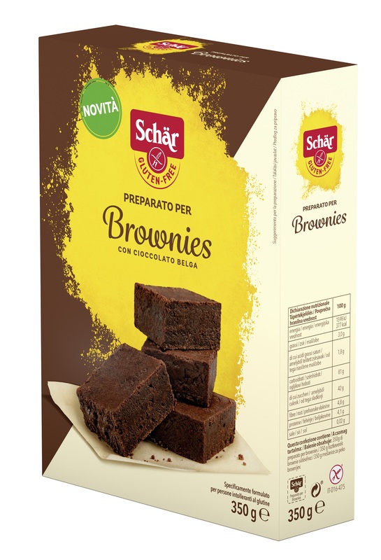 SCHAR PREPARATO PER BROWNIES CON CIOCCOLATO BELGA 350 G - Farma Nice