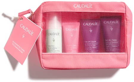 VINOSOURCE HYDRA TROUSSE ESTATE 2022 1 SCHIUMA DETERGENTE 50 ML + 1 CREMA VISO 15 ML + 1 GEL DOCCIA 30 ML + 1 CREMA CORPO 30 ML - Farma Nice