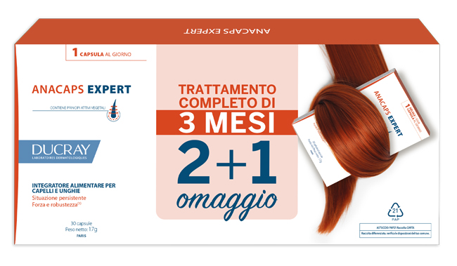 DUCRAY ANACAPS EXPERT CAPELLI E UNGHIE 3 X 30 CAPSULE - Farma Nice