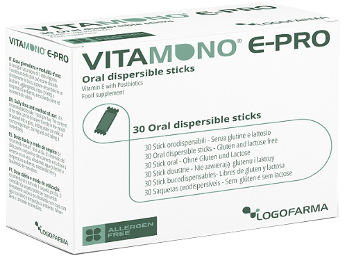 VITAMONO E-PRO 30 STICK ORODISPERSIBILI DA 1,1 G - Farma Nice