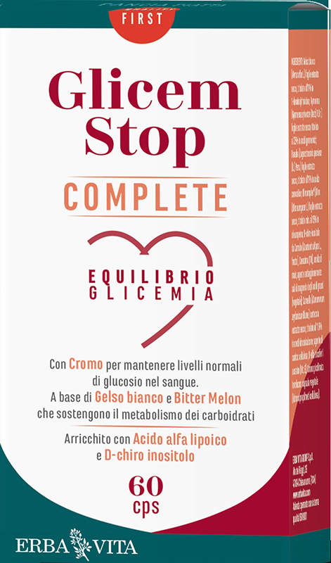 GLICEM STOP COMPLETE 60 CAPSULE - Farma Nice