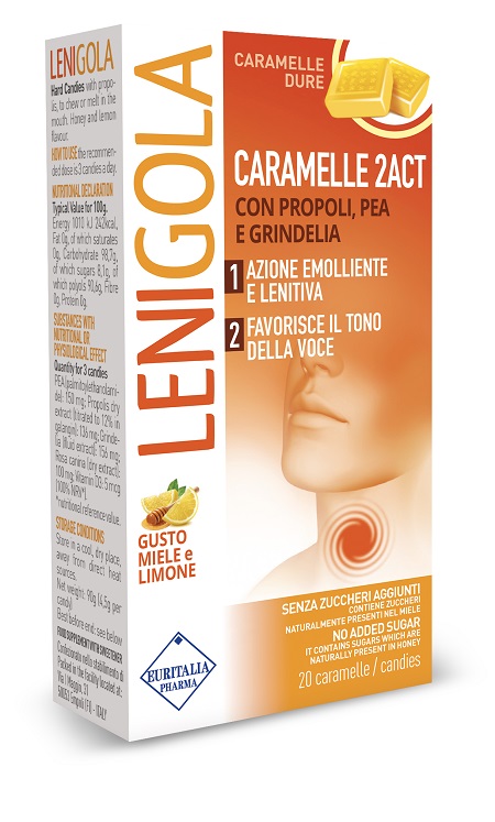 LENIGOLA 2ACT CARAMELLE DURE 20 PEZZI - Farma Nice