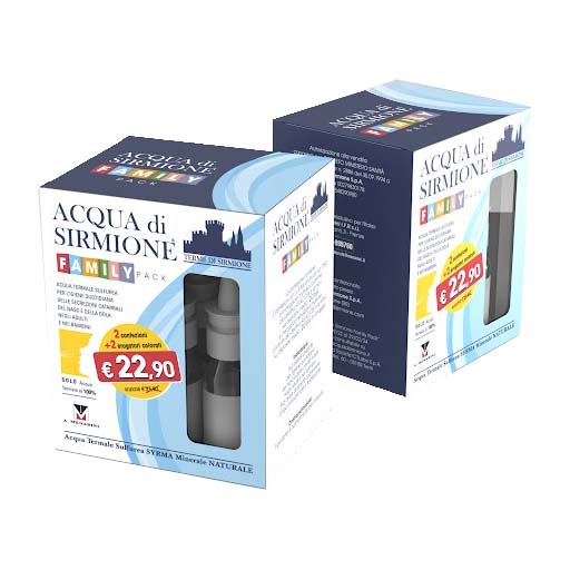 ACQUA DI SIRMIONE FAMILY PACK 12 FLACONCINI DA 15 ML - Farma Nice