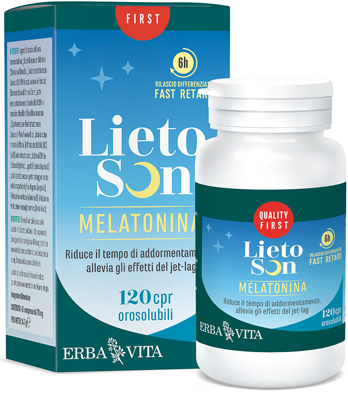 LIETOSON MELATONINA 120 COMPRESSE OROSOLUBILI - Farma Nice