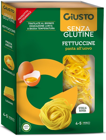 GIUSTO SENZA GLUTINE FETTUCCINE ALL'UOVO 250 G - Farma Nice